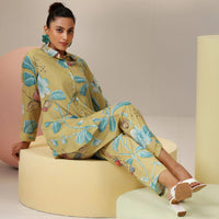 Mustard Printed  Co-Ords