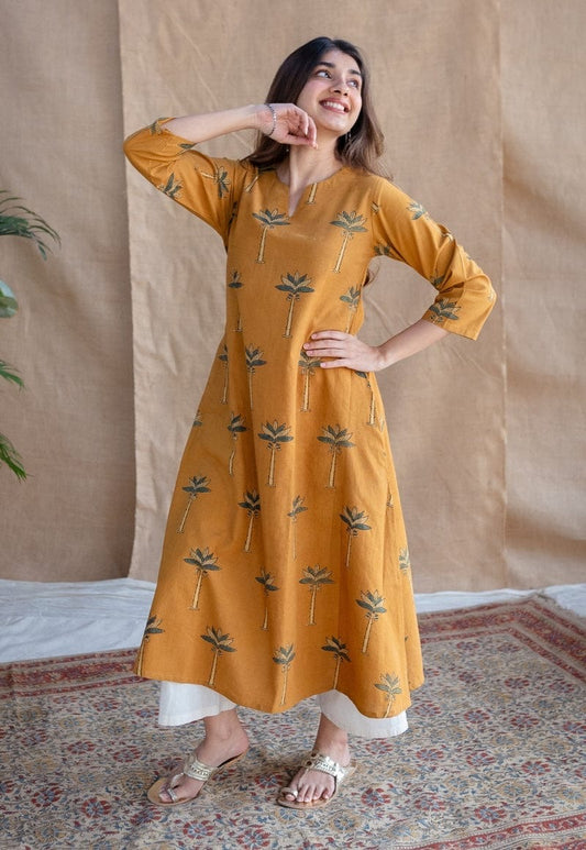 Raiza Ajrakh Cotton Kurta