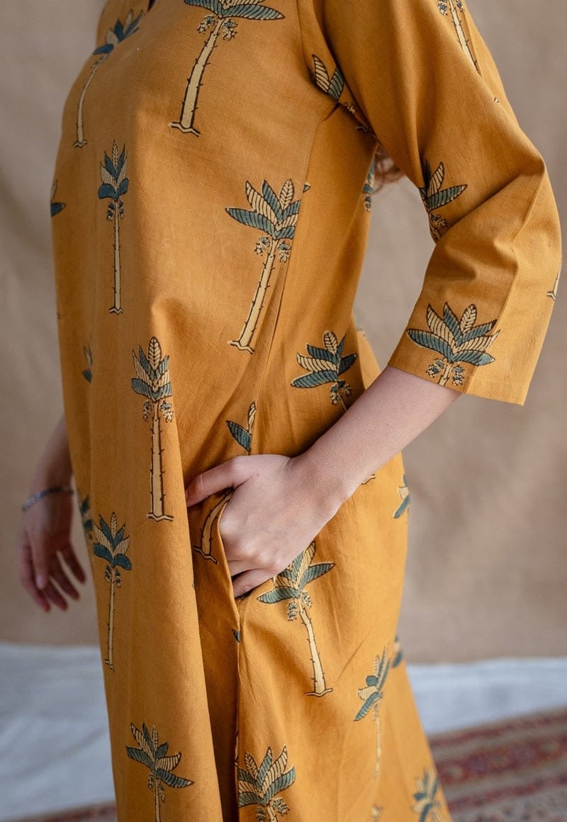 Raiza Ajrakh Cotton Kurta