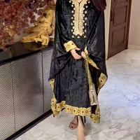 Esha Datta Velvet Kaftan Set