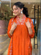 Orange kurti set