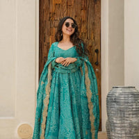 Anarkali Dupatta Set