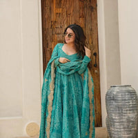 Anarkali Dupatta Set