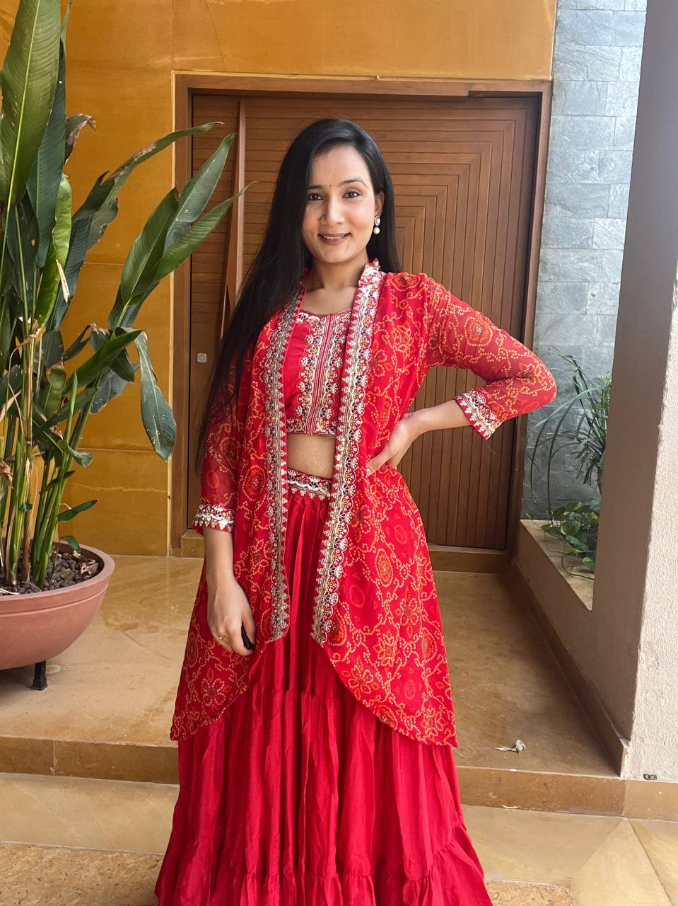 Lehenga choli & Shrug