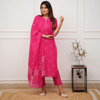 EKATRA PRINT PINK KURTI