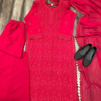 DAIMOND WORK KURTI SET