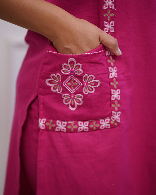 Pocket Kurti Set